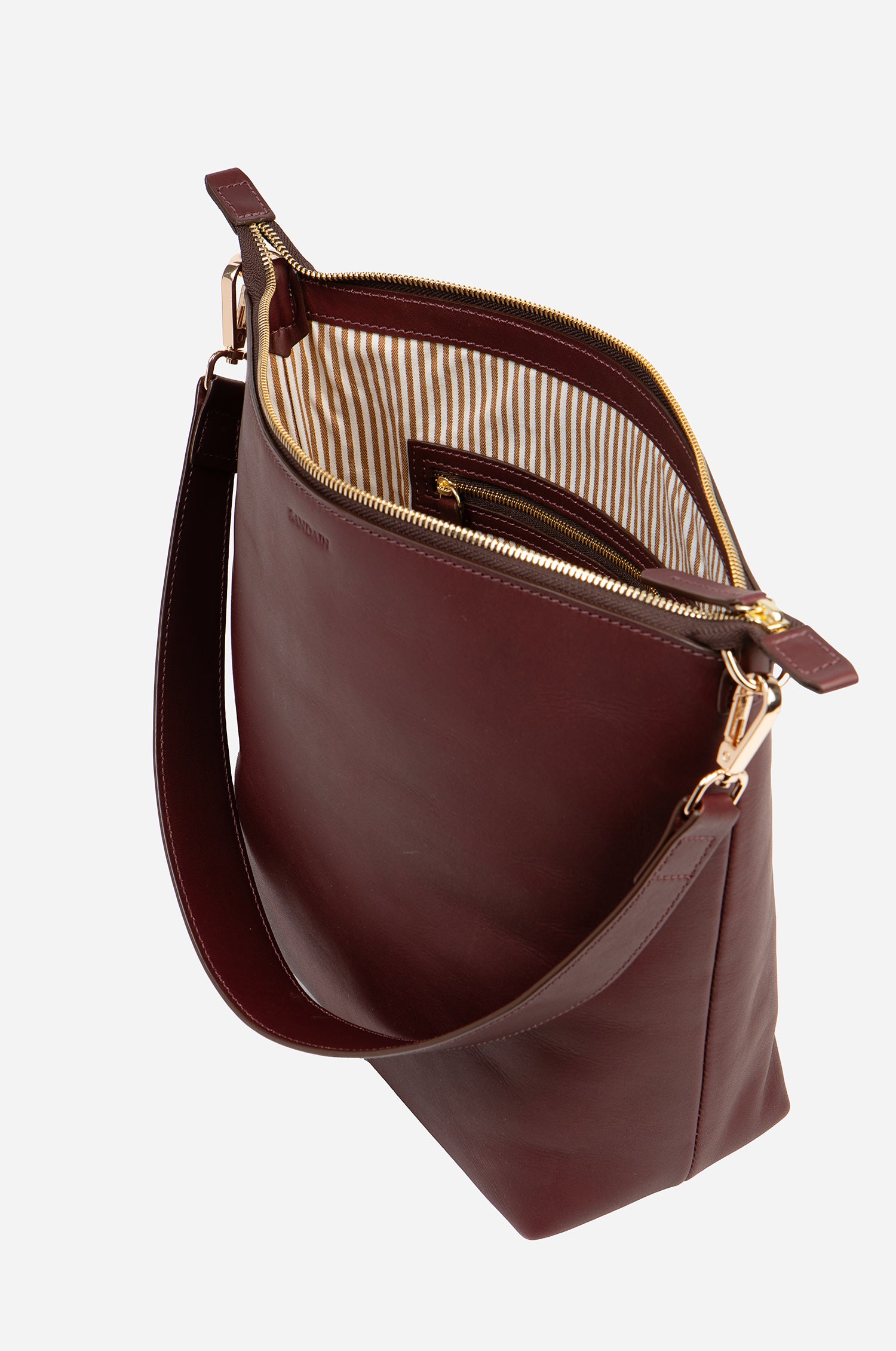 Sandain burgundy leather bag Marie 
