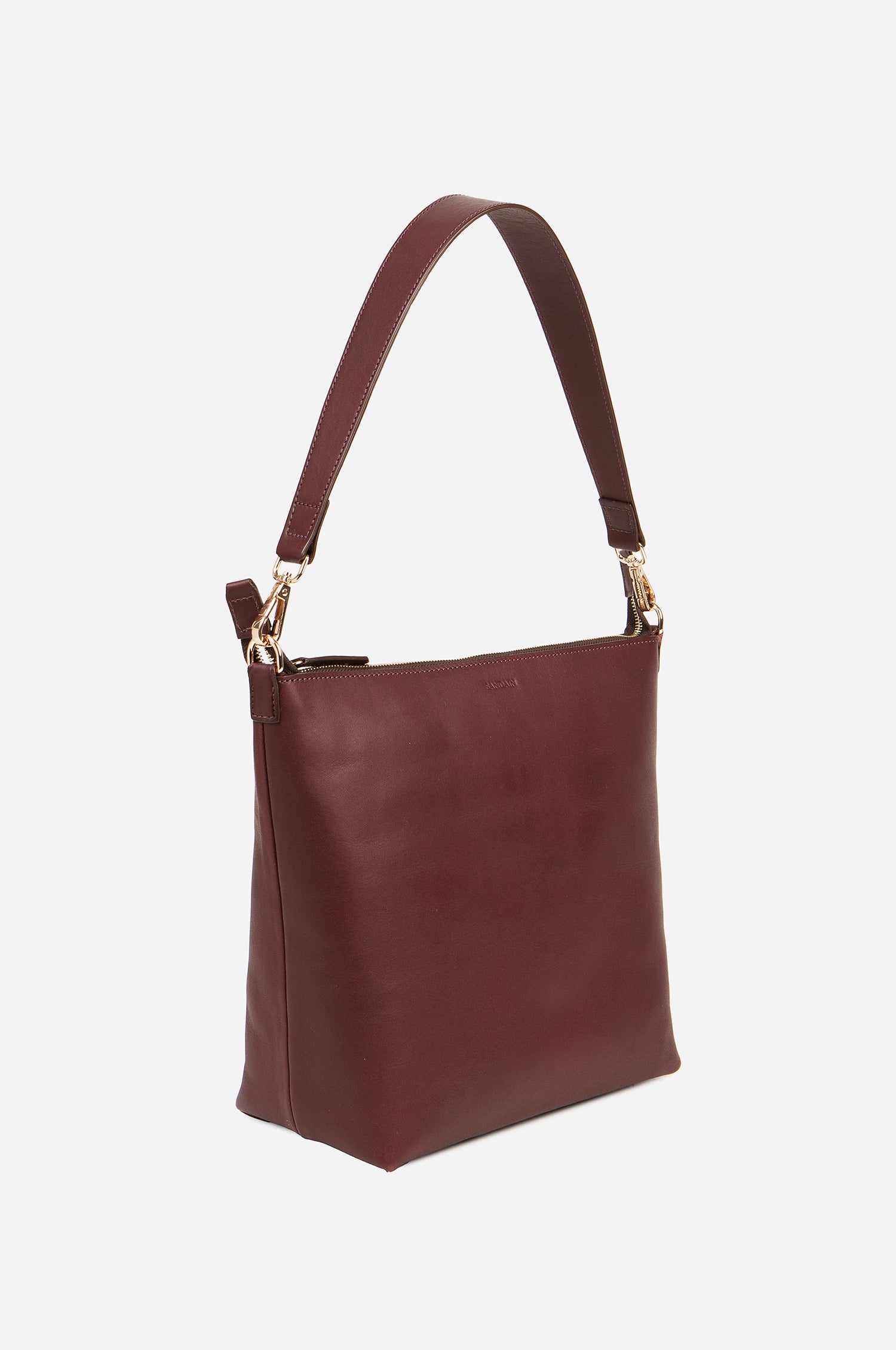 Sandain burgundy leather bag Marie 