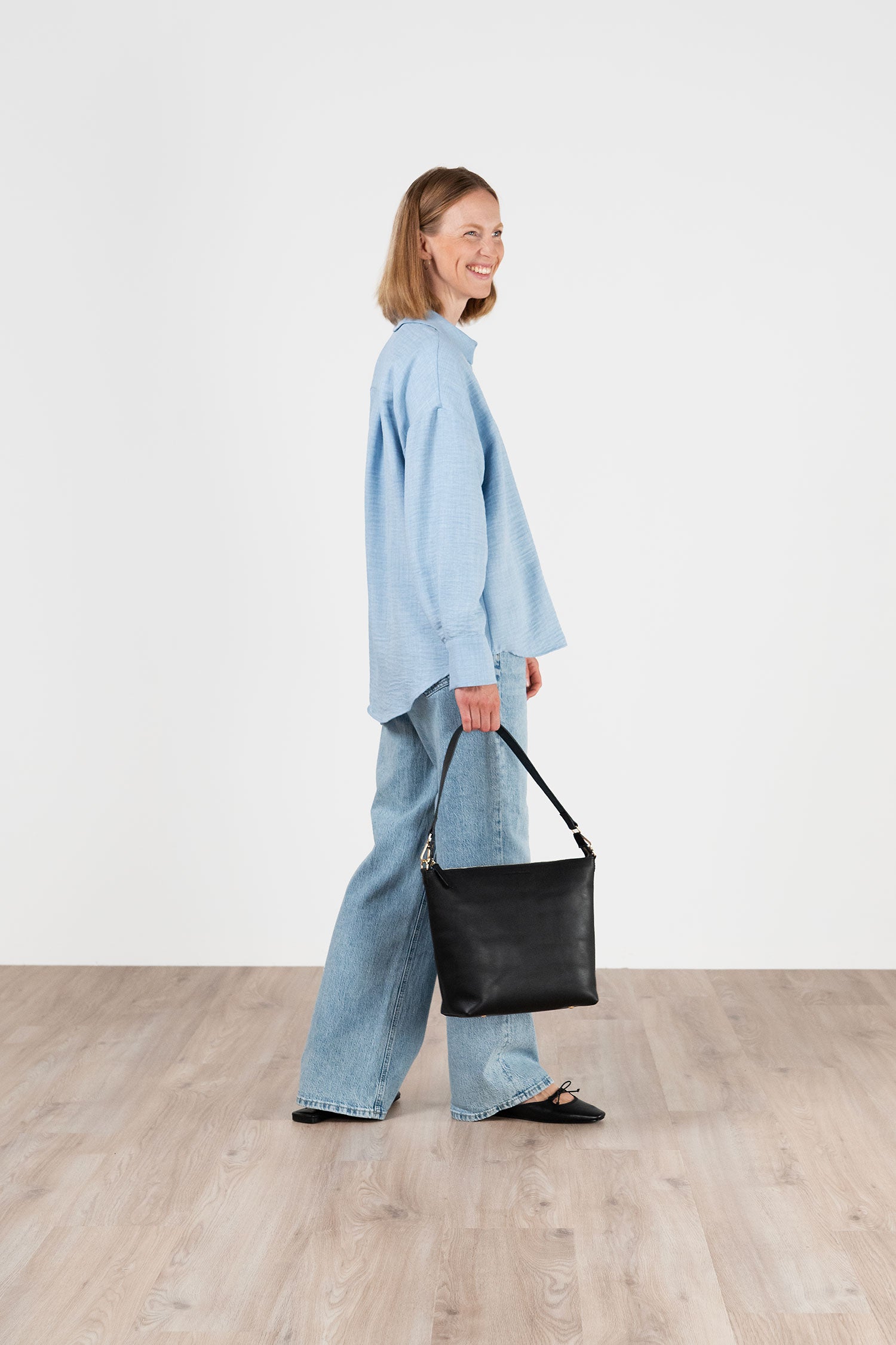 Sandain black leather bag Marie 