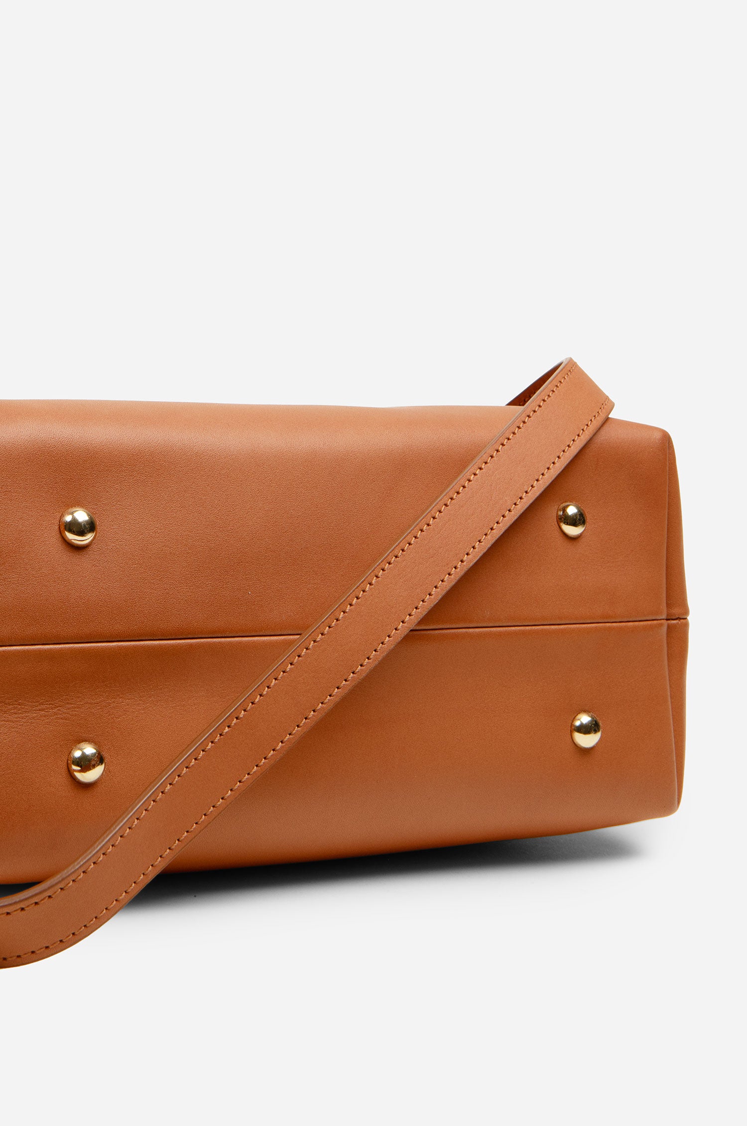 Sandain tan leather bag Marie 