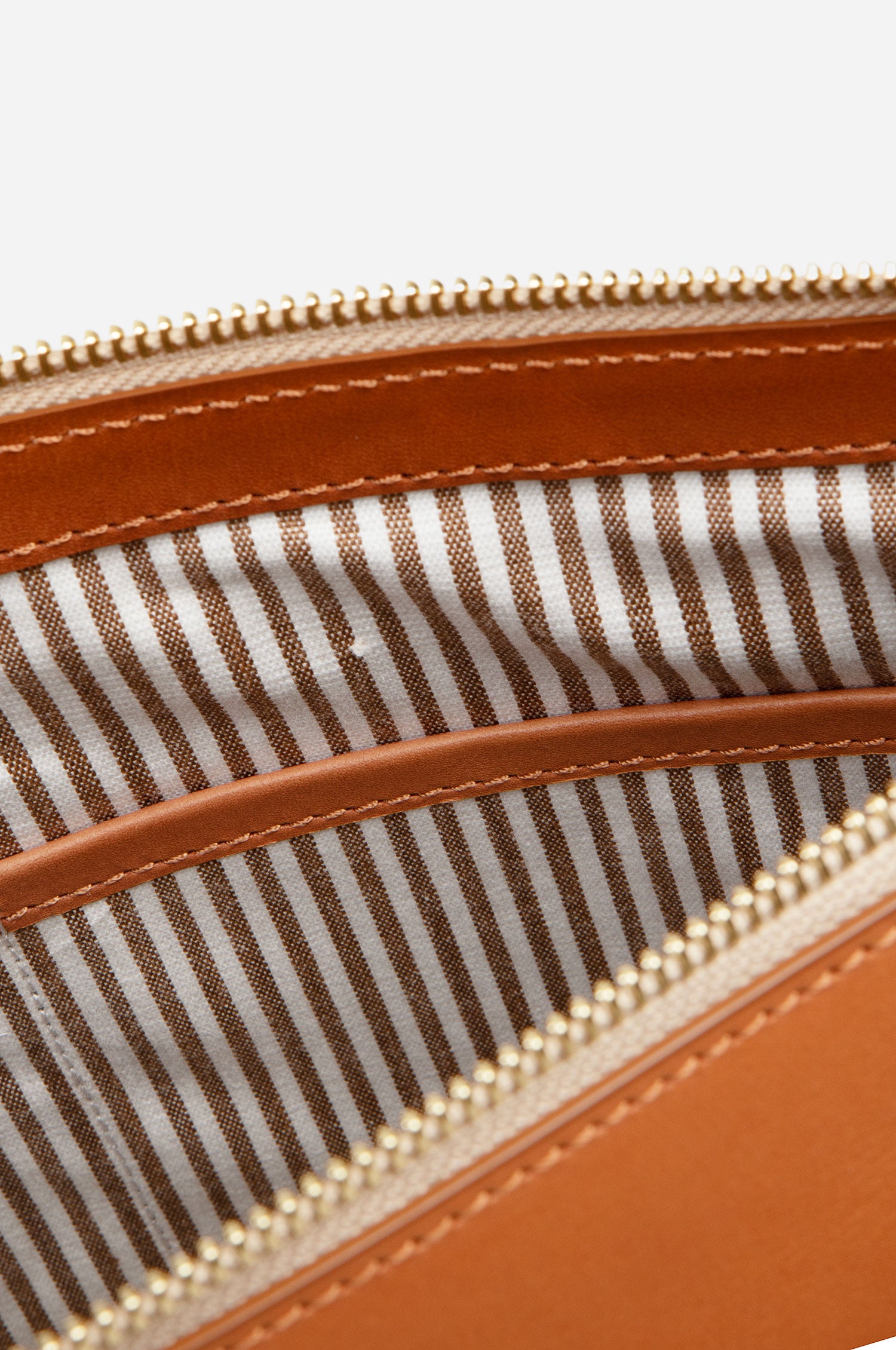 Sandain tan leather bag Marie 